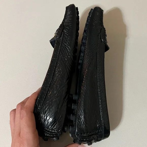 Tory Burch Kendrick Driver Loafers in Blue Size 7.5 - Picture 11 of 14